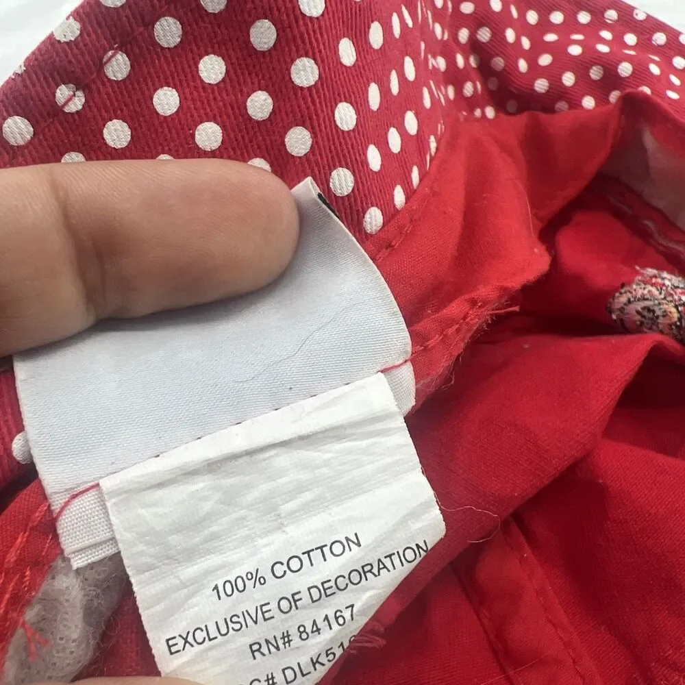 Disney Parks Minnie Mouse Child Polka Dot Bucket Hat